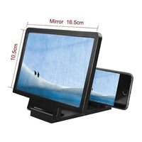 Magnifiers Cell Phone Screen Magnifier 3d Hd Movie Video Amplifier With Foldable Holder