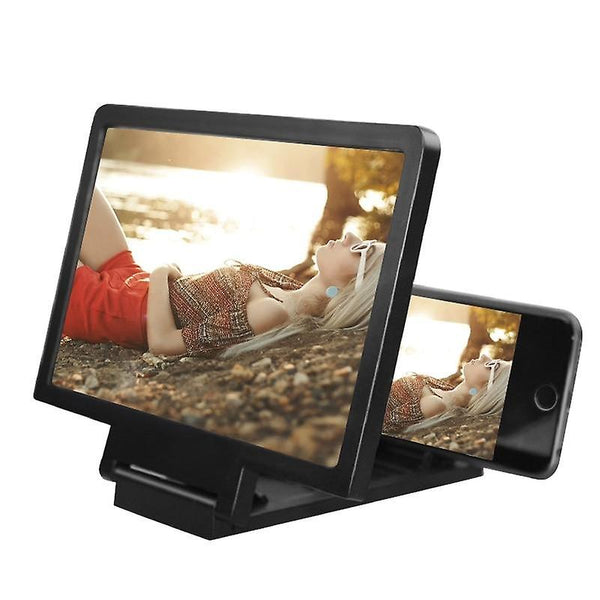 Magnifiers Cell Phone Screen Magnifier 3d Hd Movie Video Amplifier With Foldable Holder