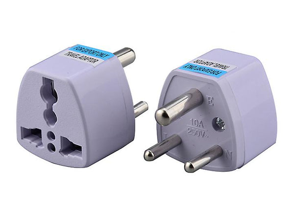 2Pcs South Africa plug Universal Power Plug Adapter,Travel Plug converter AZ6588
