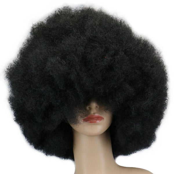 Oversized Fluffy Big Afro Wig for Party Black