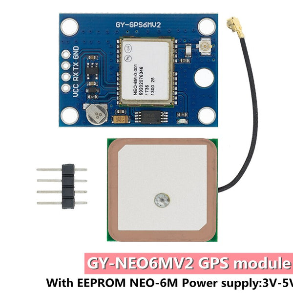GY-NEO6MV2 New NEO-6M GPS Module NEO6MV2 with Flight Control EEPROM MWC APM2.5 Large Antenna for Arduino
